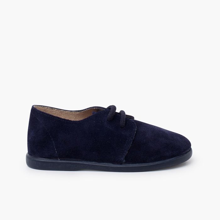 Suede Lace-up Boys' Brogues Thin Sole