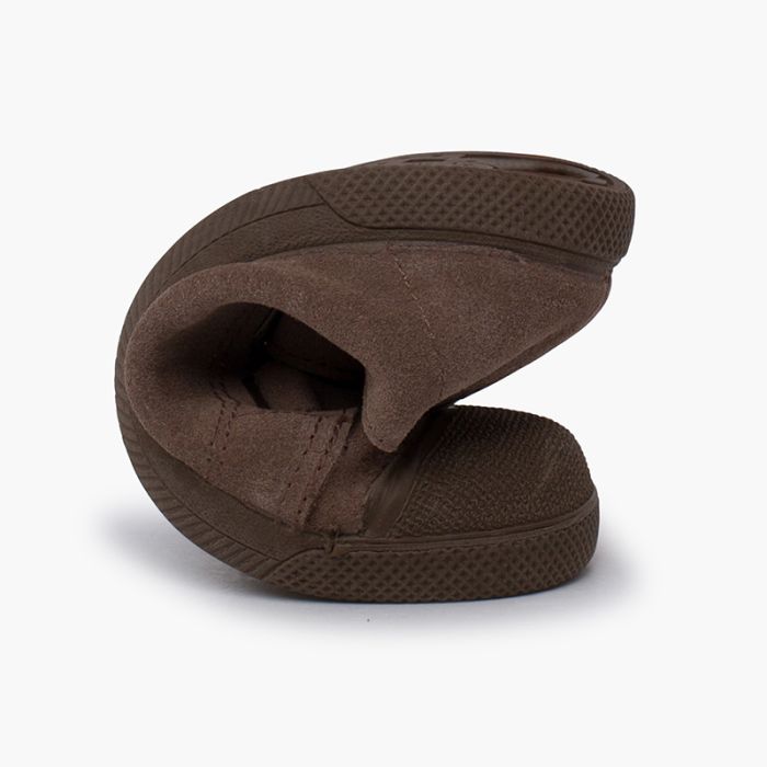 Suede boys' trainers rubber Toe Cap