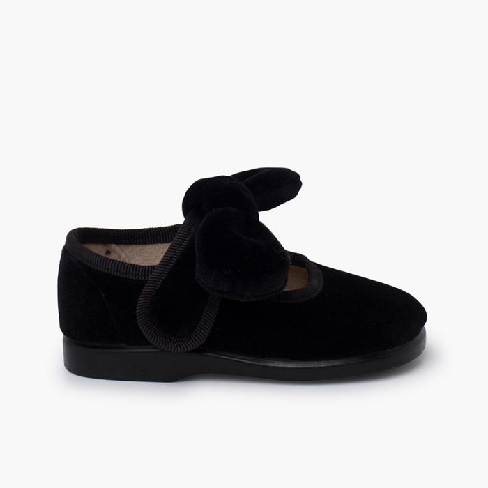 Girls velvet mary janes discount