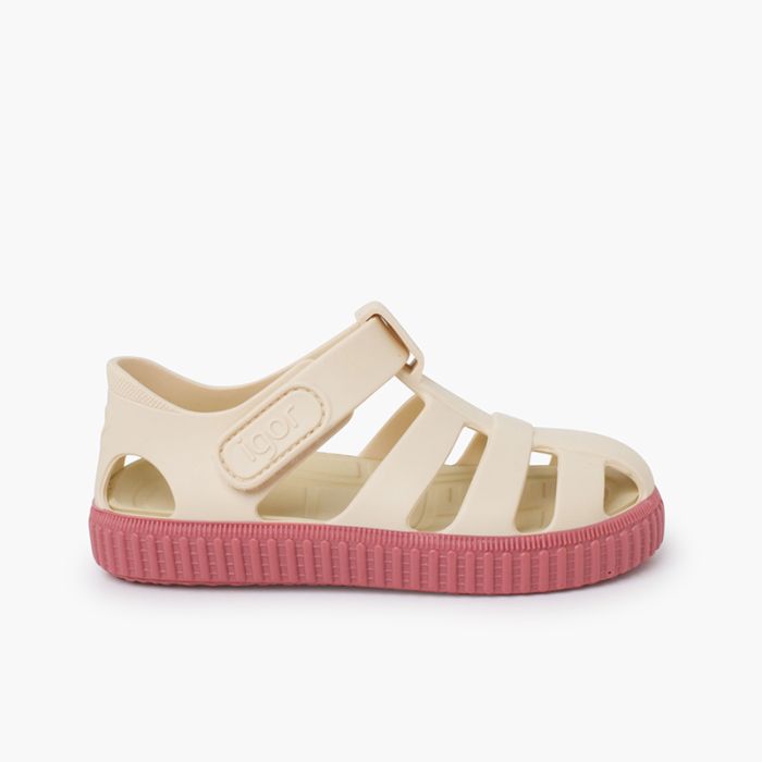 Children's sandals with hook-and-loop closure | Pisamonas