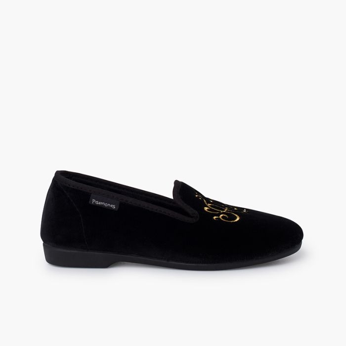 Velvet slip on shoes new arrivals