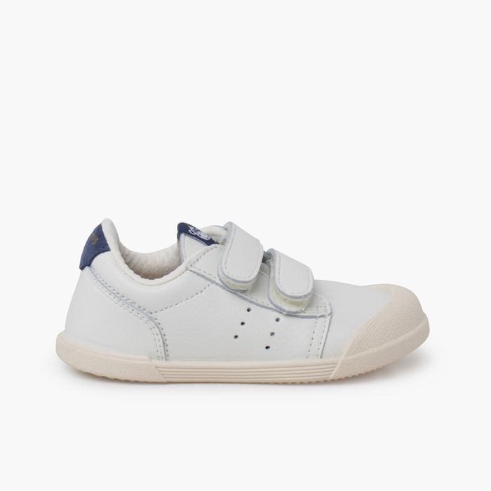 Leather barefoot tennis trainers
