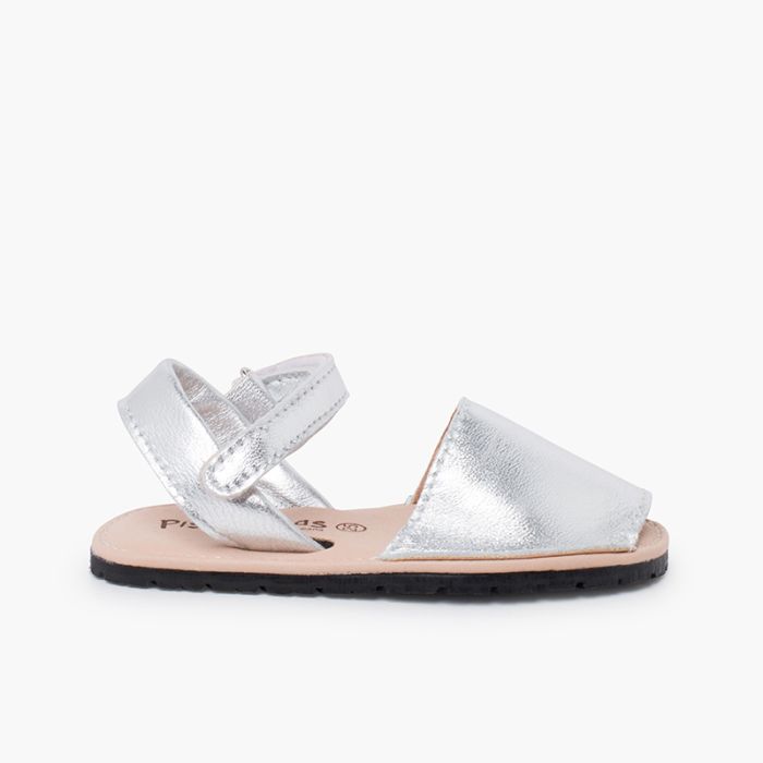 Soft avarcas sandals metallic colours flexible soles