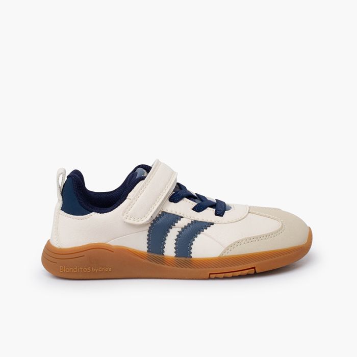 Blanditos trainers side stripes hook-and-loop fastening and laces