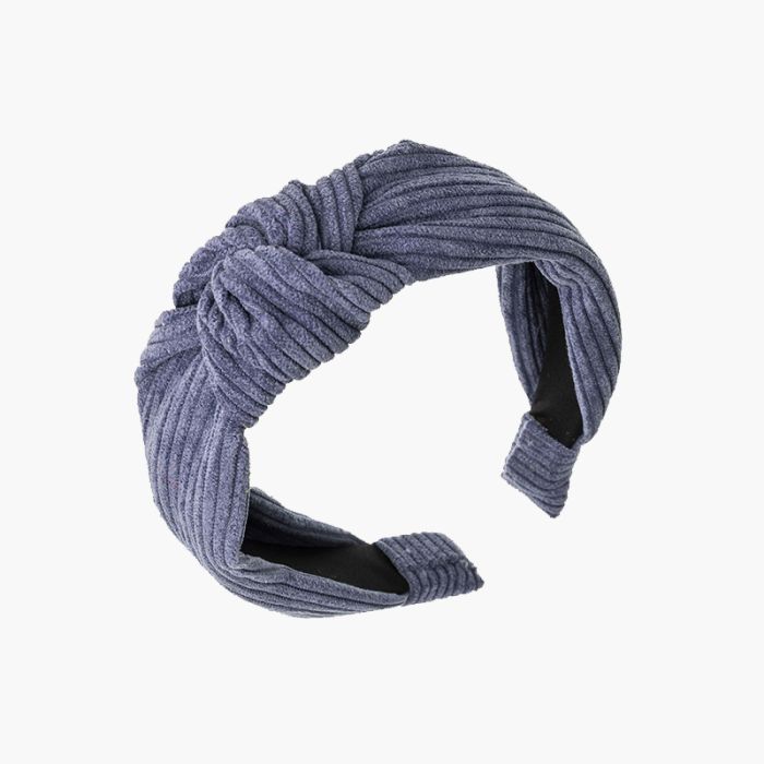 Corduroy knot headband