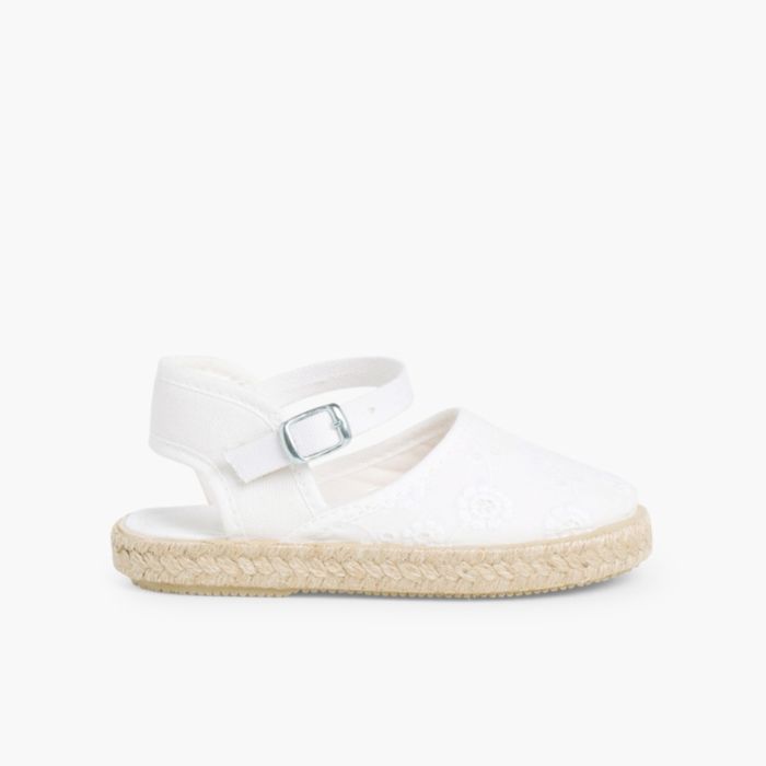 Girls Buckle up Espadrille Wedge 
