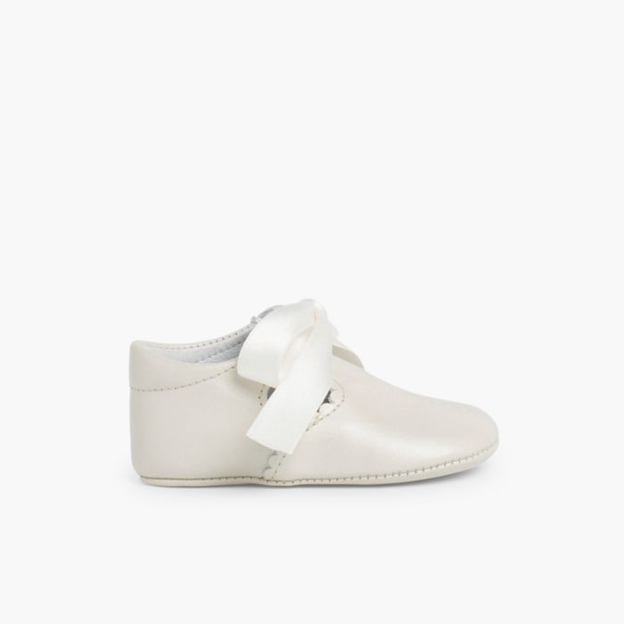 Ceremonial T-Bar Baby Shoes