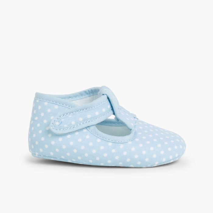 Baby Boys Polka Dot T-bar Shoes