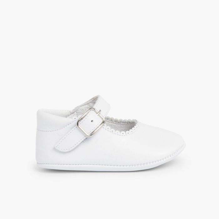 Soft Leather Buckle Up Baby Mary Janes 