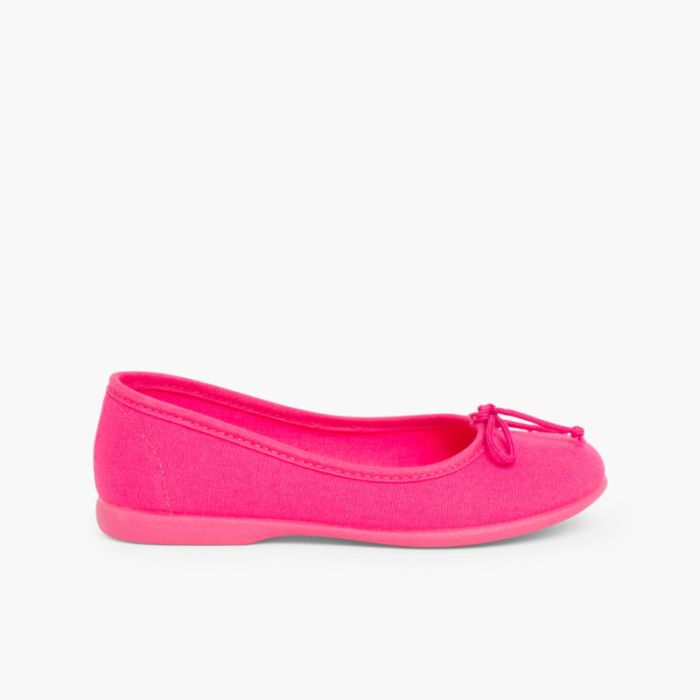 Canvas Ballerina Flats 