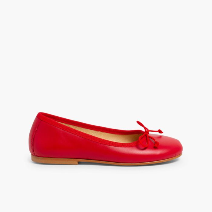 Leather Ballet Pumps