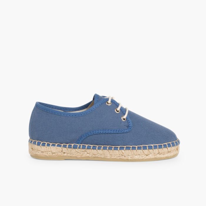 Canvas Bluchers with Rope Sole