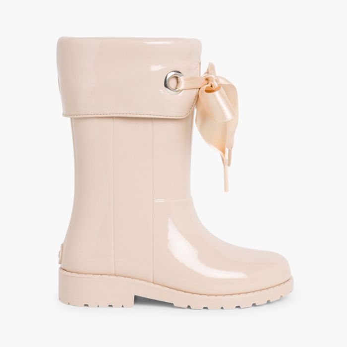 Patent style Wellies for girls by Igor
