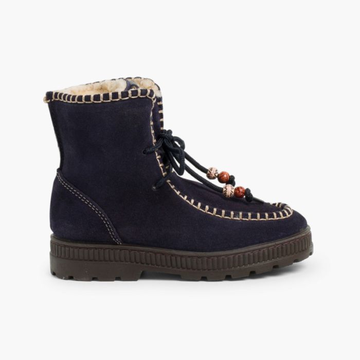 Suede faux sheepskin Boots