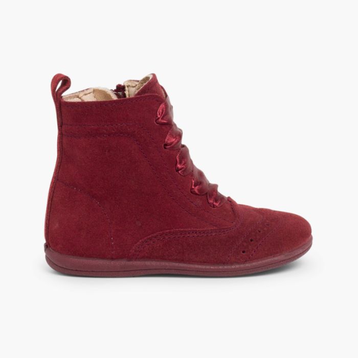 Suede zip-up Pascuala Boots