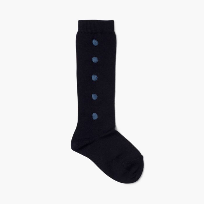 CONDOR High Socks with Polka Dots 