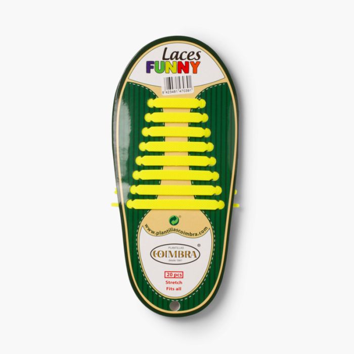 Coloured Elastic Shoelaces Pack of 20