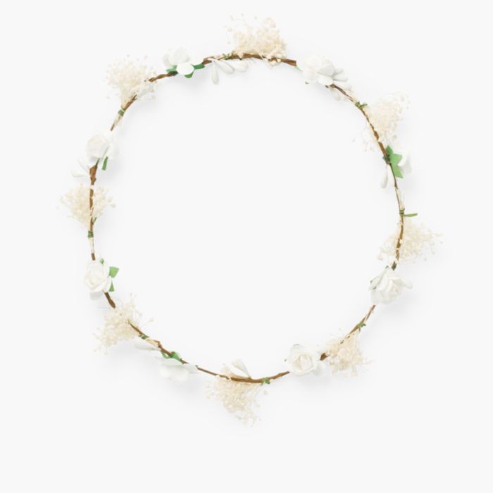 Flower and gypsophila garland