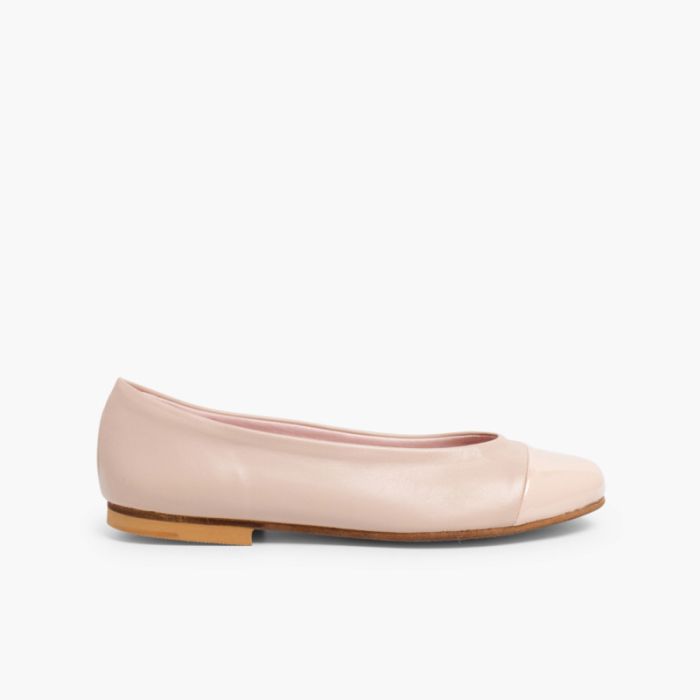 Ballet pumps and flats for girls and ladies in patent leather and Nappa