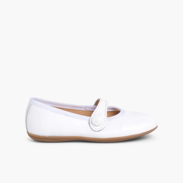 Girls Ceremonial Leather Mary Jane Shoes