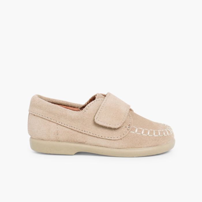 Boys Riptape Suede Loafers