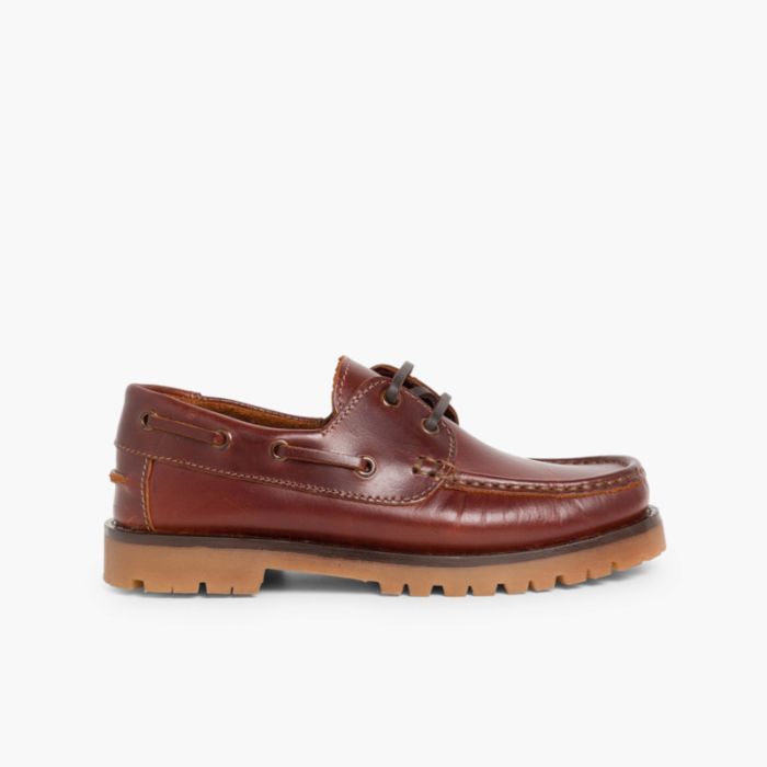 Boys Lace-Up Deck Shoes