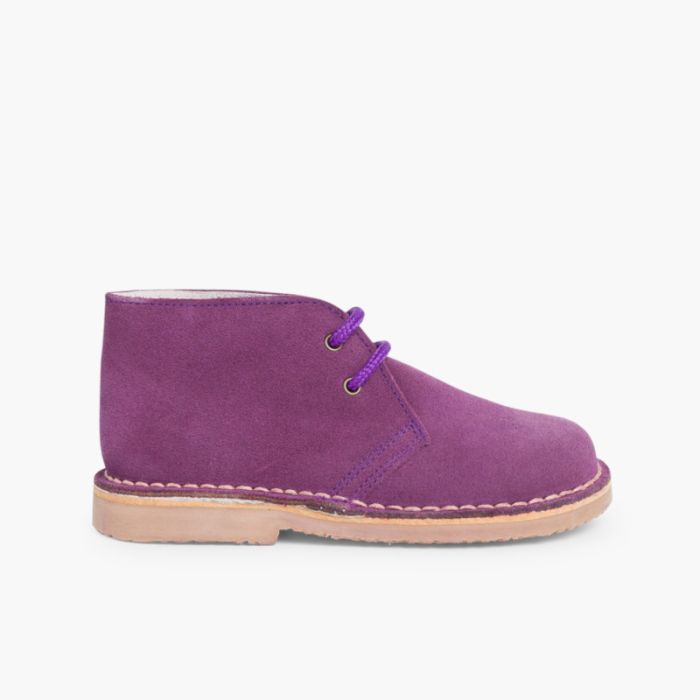 Lace-up Safari Desert Boots