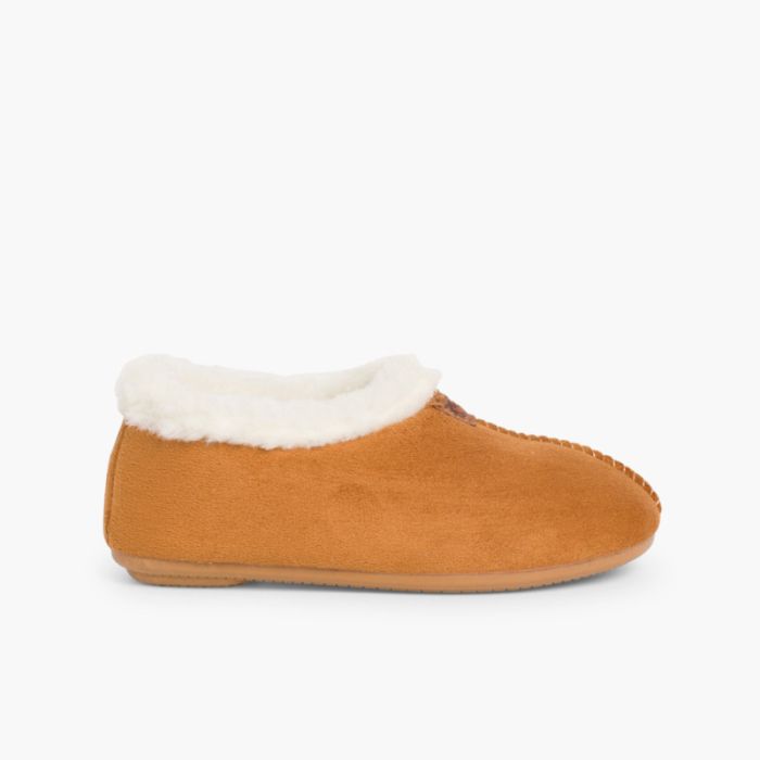 Faux Sheepskin Slippers