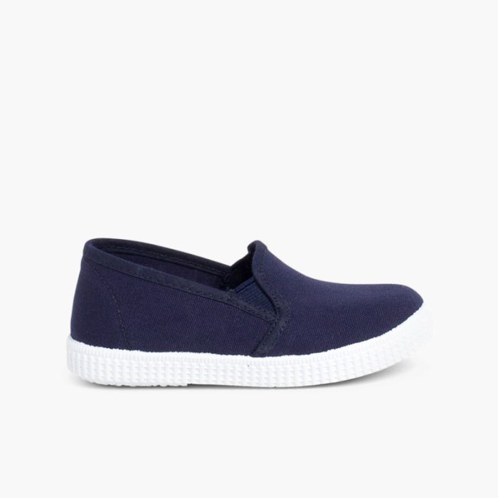 Canvas Plimsoll with Elastic 
