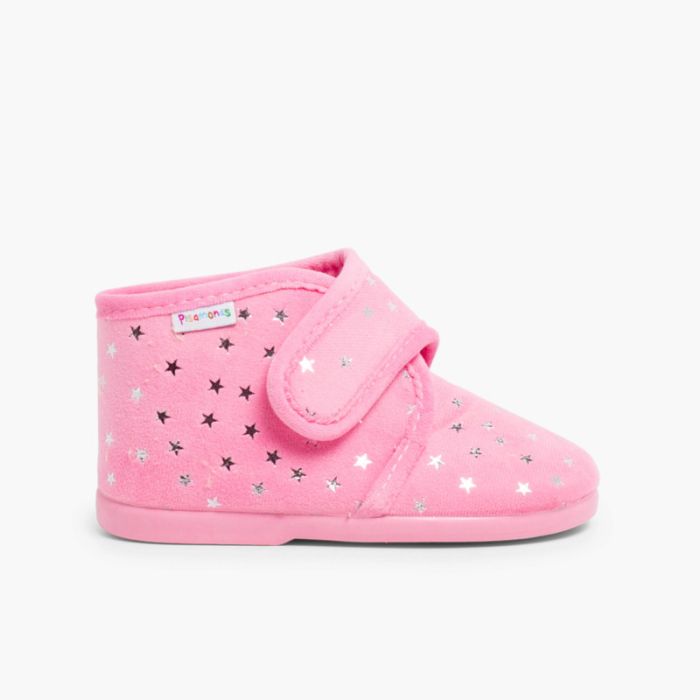 Bootie Slippers with Little Stars 