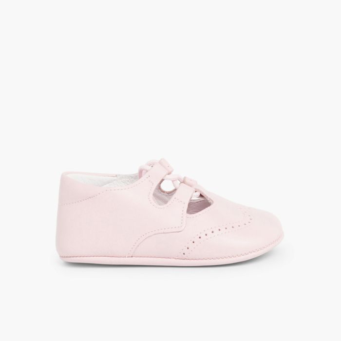 Leather Lace-Up Baby Oxfords 