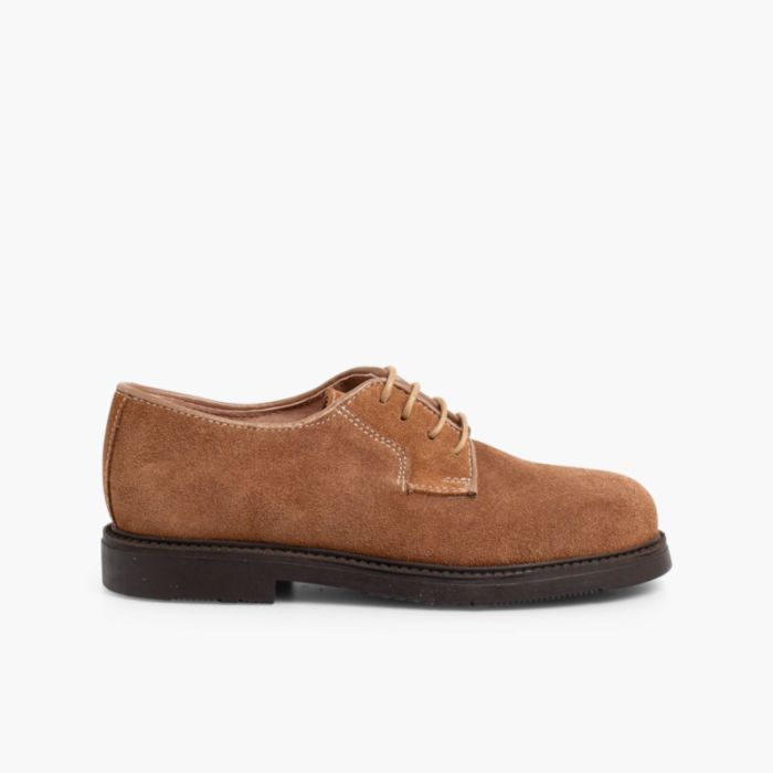 Suede Blucher shoes