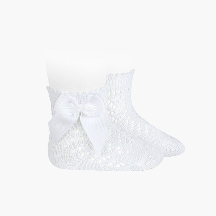 Perle Short Socks With Bow