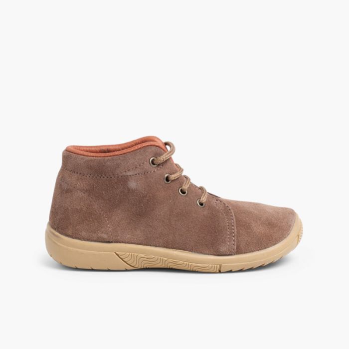 Suede Boots Kids Reinforced Toes