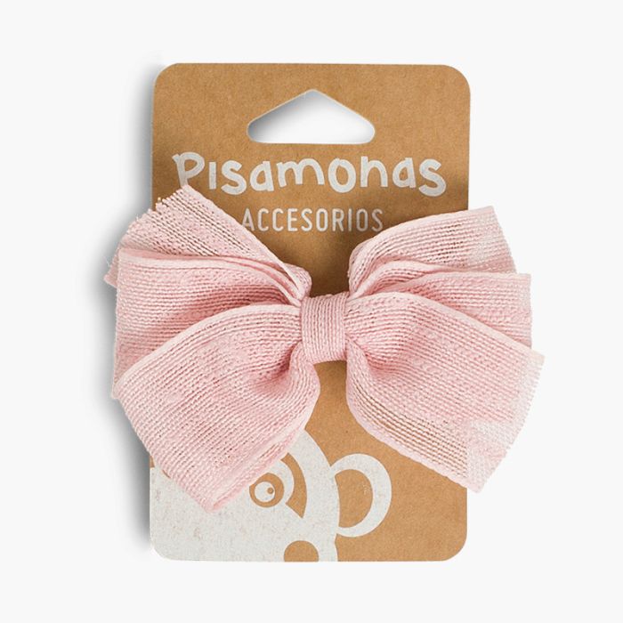 Hair Clip with Raffia Bow 