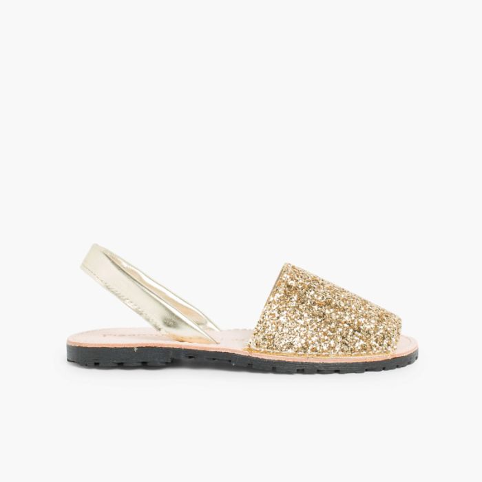 Glitter Menorcan Sandals for Girls and Women