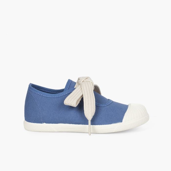 Mary Jane Style Trainers with Rubber Toe