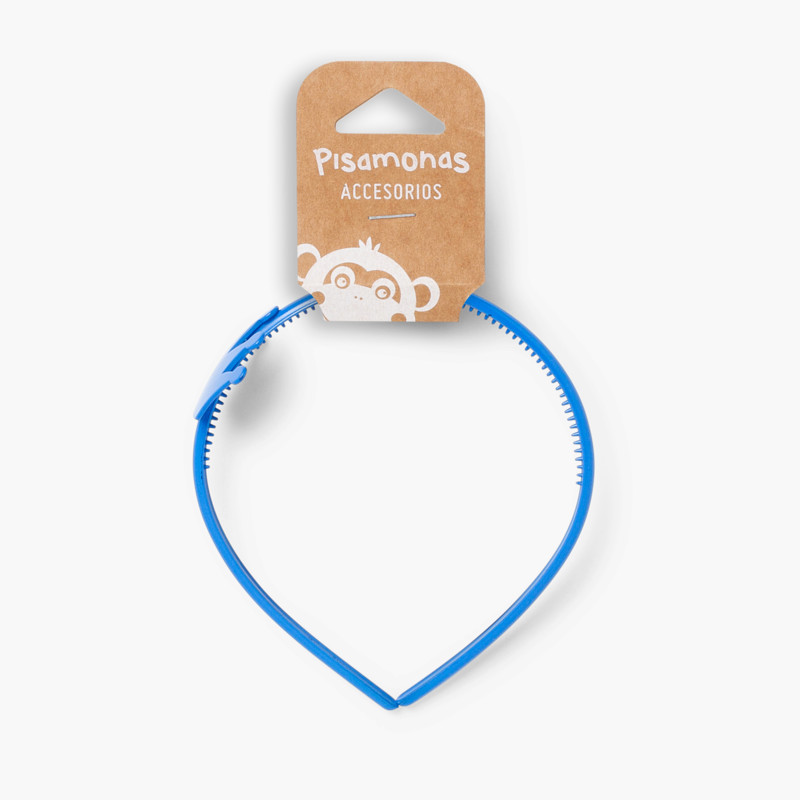 Girls' Crown-Style Headband Blue Klein