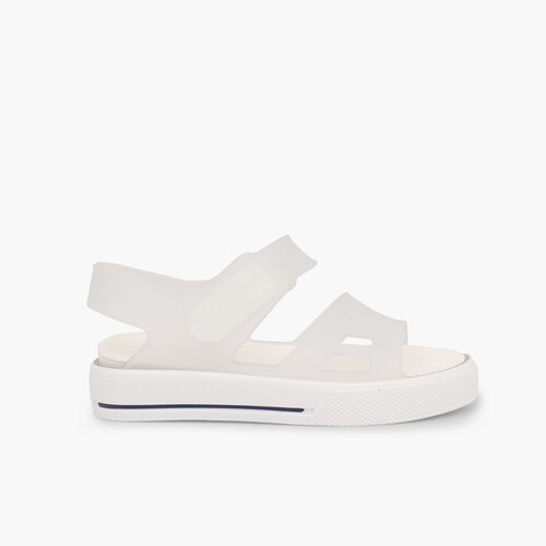 Rubber sandals Malibu sneakers style White
