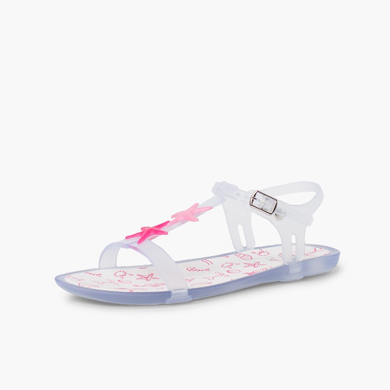 Rubber sandals starfish Tricia White