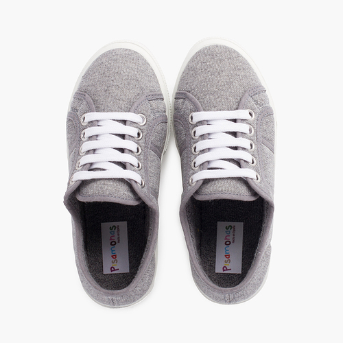 Organic Knitted Trainers Grey