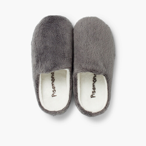 Soft furry house slippers  Grey