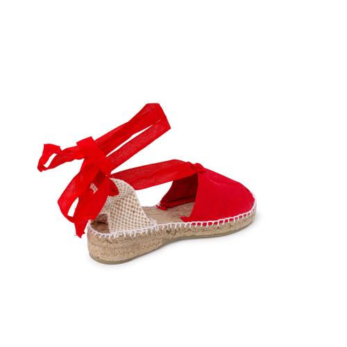Plain Ankle Tie Espadrilles for girls and women Pisamonas
