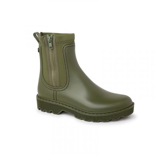 Rain boots with zipper up the back best sale