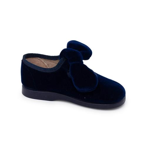 Velvet bow hook-and-loop=