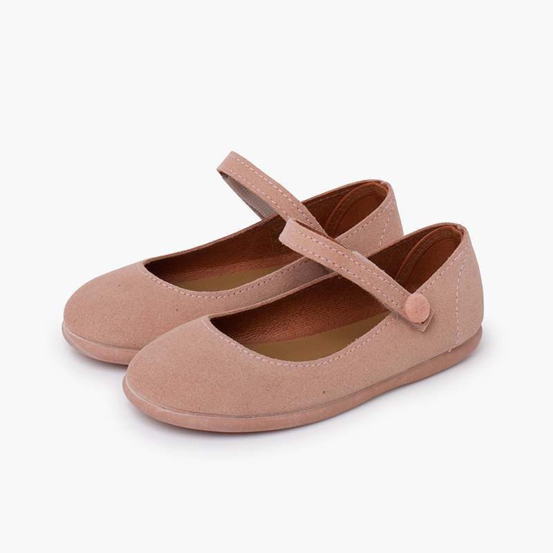 Suede Mary Janes