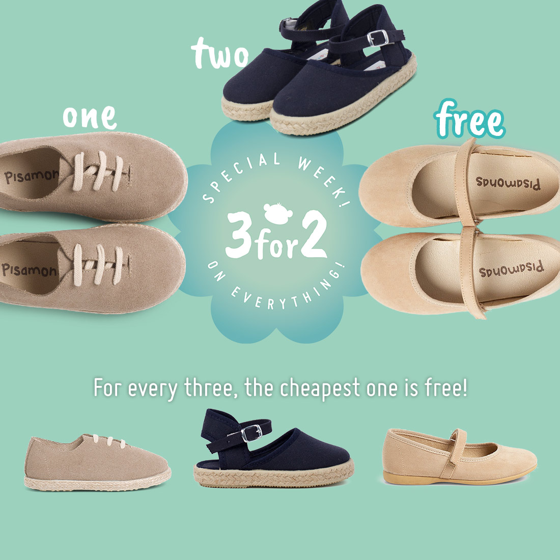 3 FOR 2 ON EVERYTHING!!